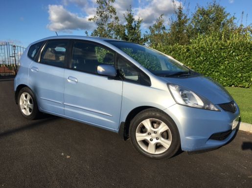 Used Honda Jazz I-vtec Es 37800 Miles, Sherbet Blue   Grey, 1.3 